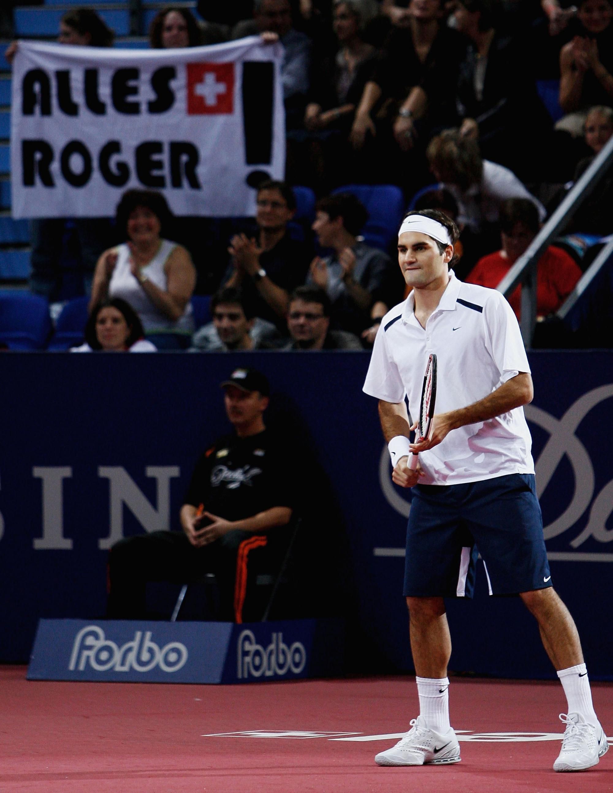 Roger Federer na ATP v Bazileji