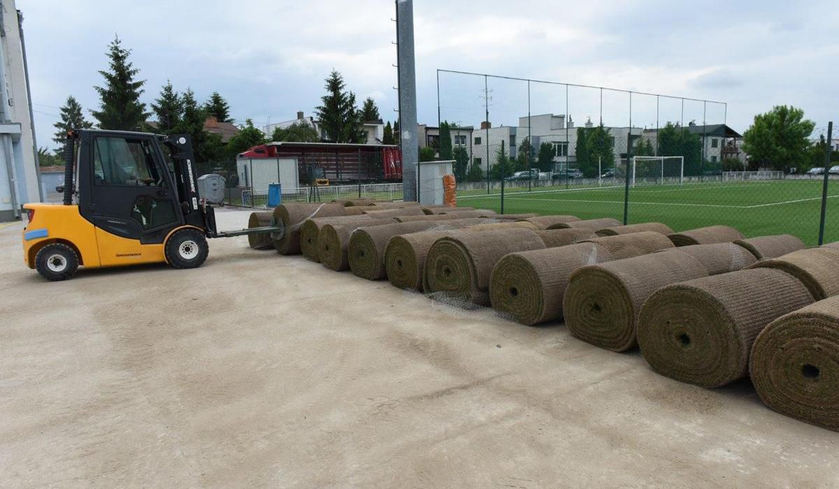 Výmena trávnika v NTC SFZ v Senci