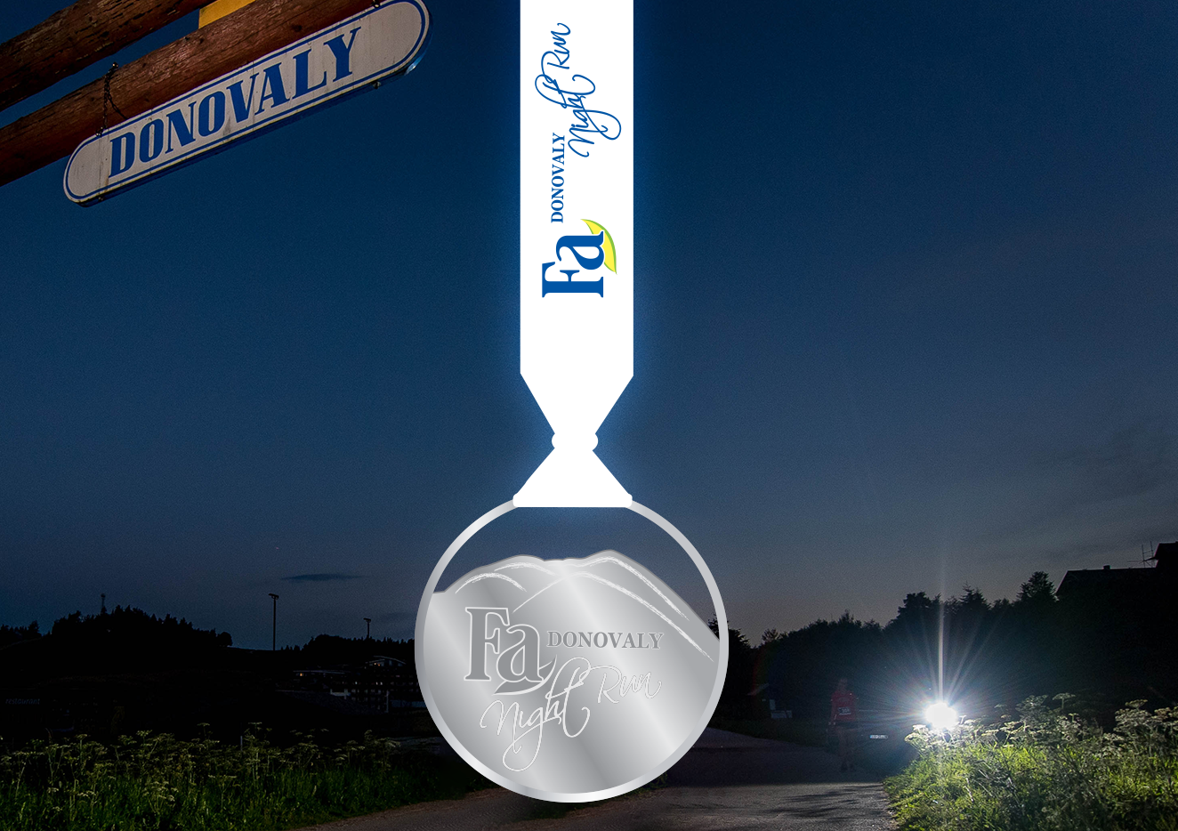 FA Donovaly Night Run (medaila)