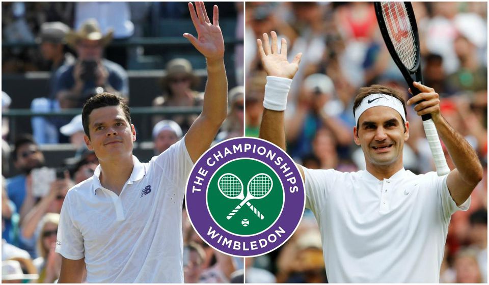 online prenos zo zápasu Miloš Raonić – Roger Federer