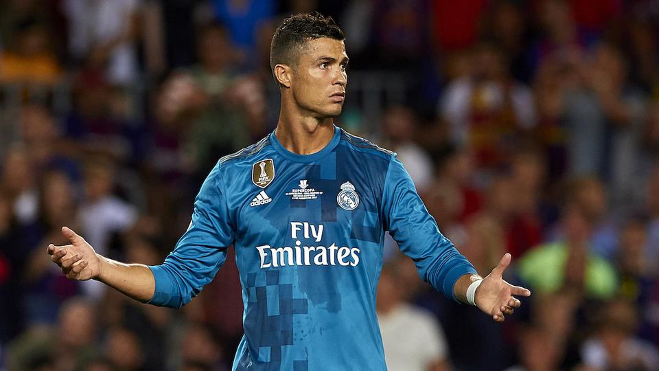 Cristiano Ronaldo (Real Madrid) po vylúčení v Španielskom superpohári