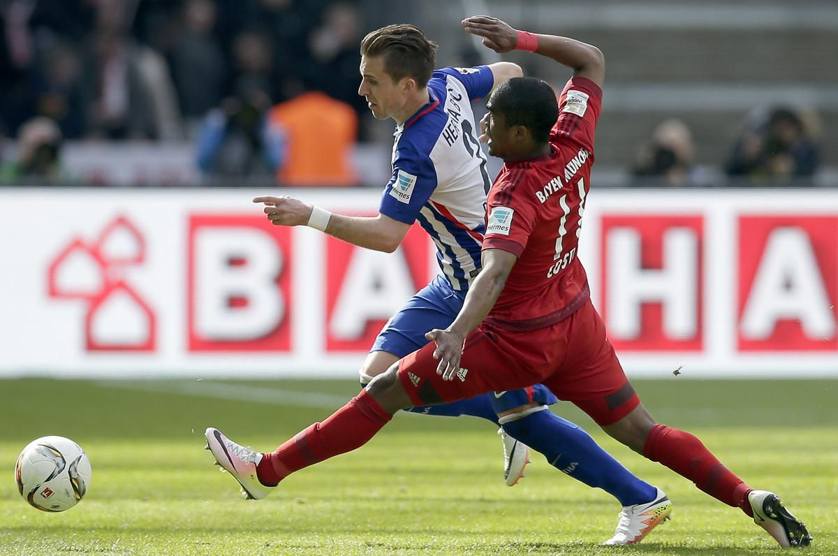 peter pekarik, hertha berlin bayern mnichov, feb2017