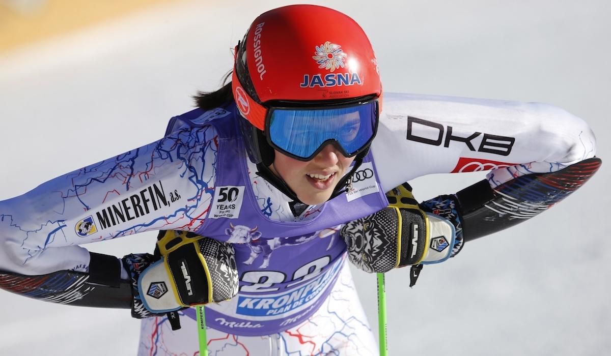 Petra Vlhova, obrovsky slalom, lyzovanie, jan17, TASR/AP