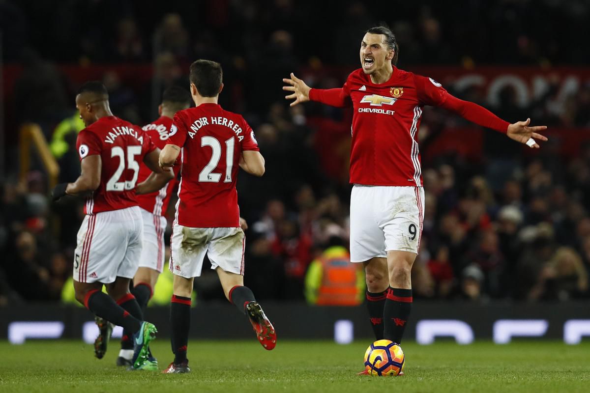 manchester united, premier league, jan2017, ibra