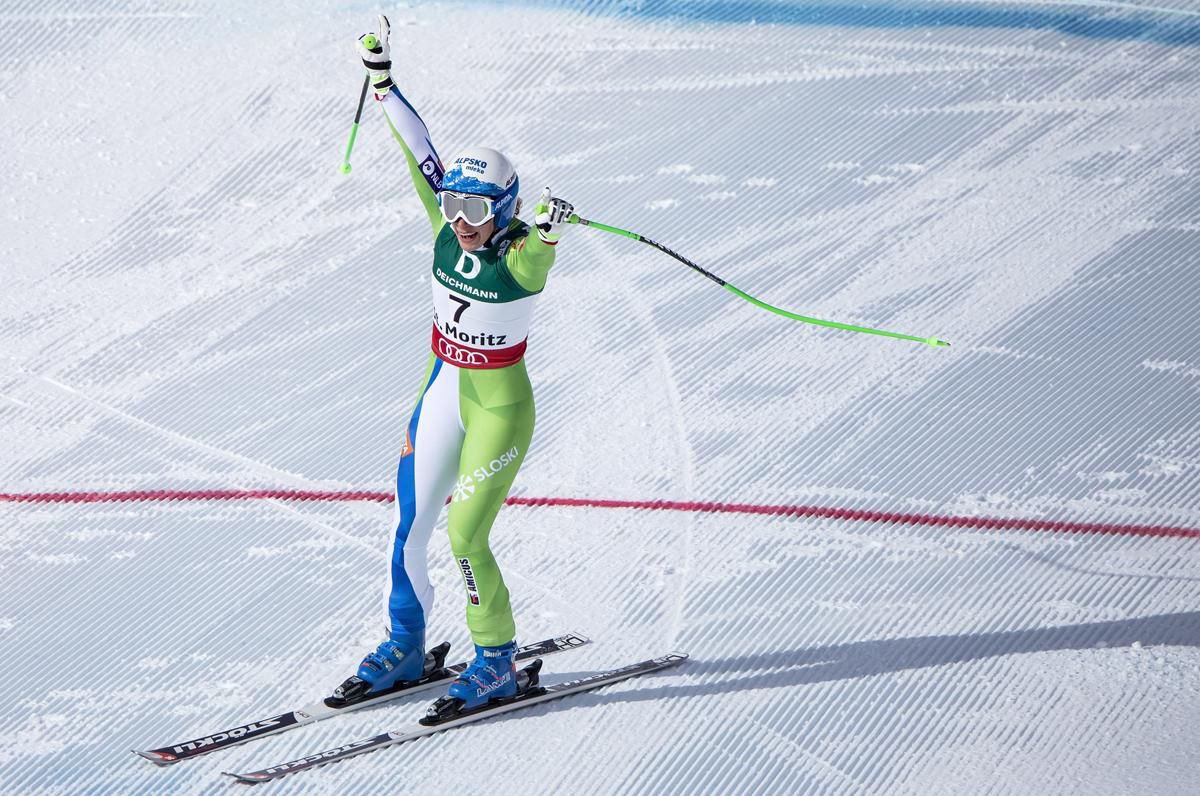 Ilka Štuhecová , lyzovanie, zjazd, feb2017