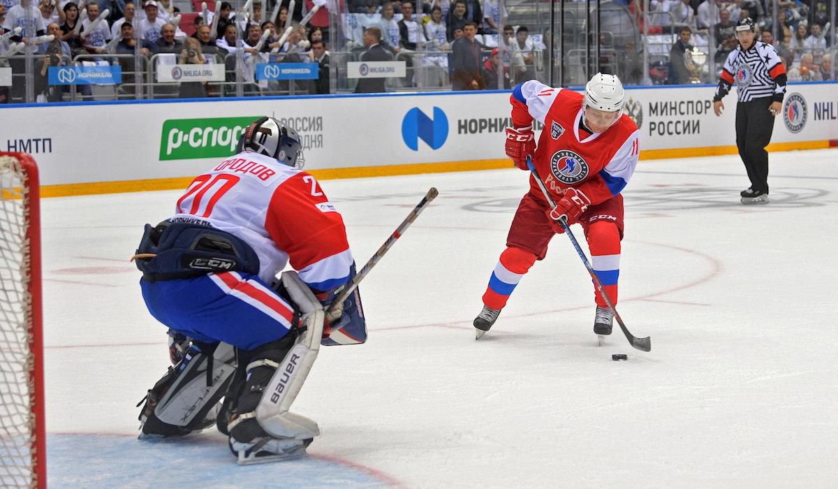 Putin, Rusko, hokej
