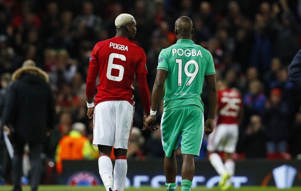 Paul Pogba Manchester United Florentin Pogba AS Saint Etienne feb17 Reuters