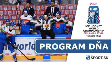 MS v hokeji 2023: Program dňa - sobota 13. máj - dnes hrá Slovensko