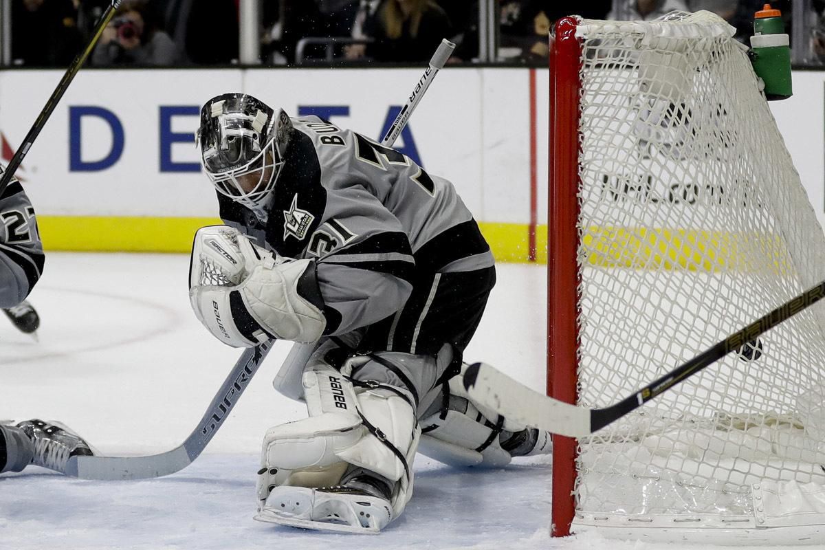 Peter Budaj, LAK, nhl, hokej, jan2017, brankar