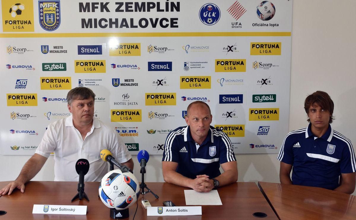 MFK Zemplin Michalovce Igro Soltinsky Anton Soltis Tomas Sedlak jul16 TASR