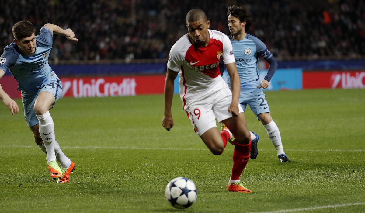 AS Monaco, Kylian Mbappe-Lottin, Manchester City, John Stones, Liga majstrov, mar17, reuters