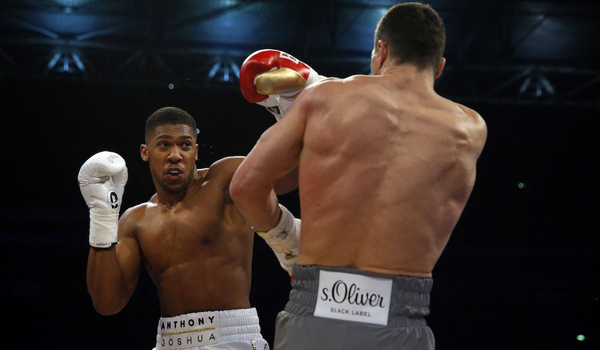 Anthony Joshua, Vladimir Klicko, apr17, reuters