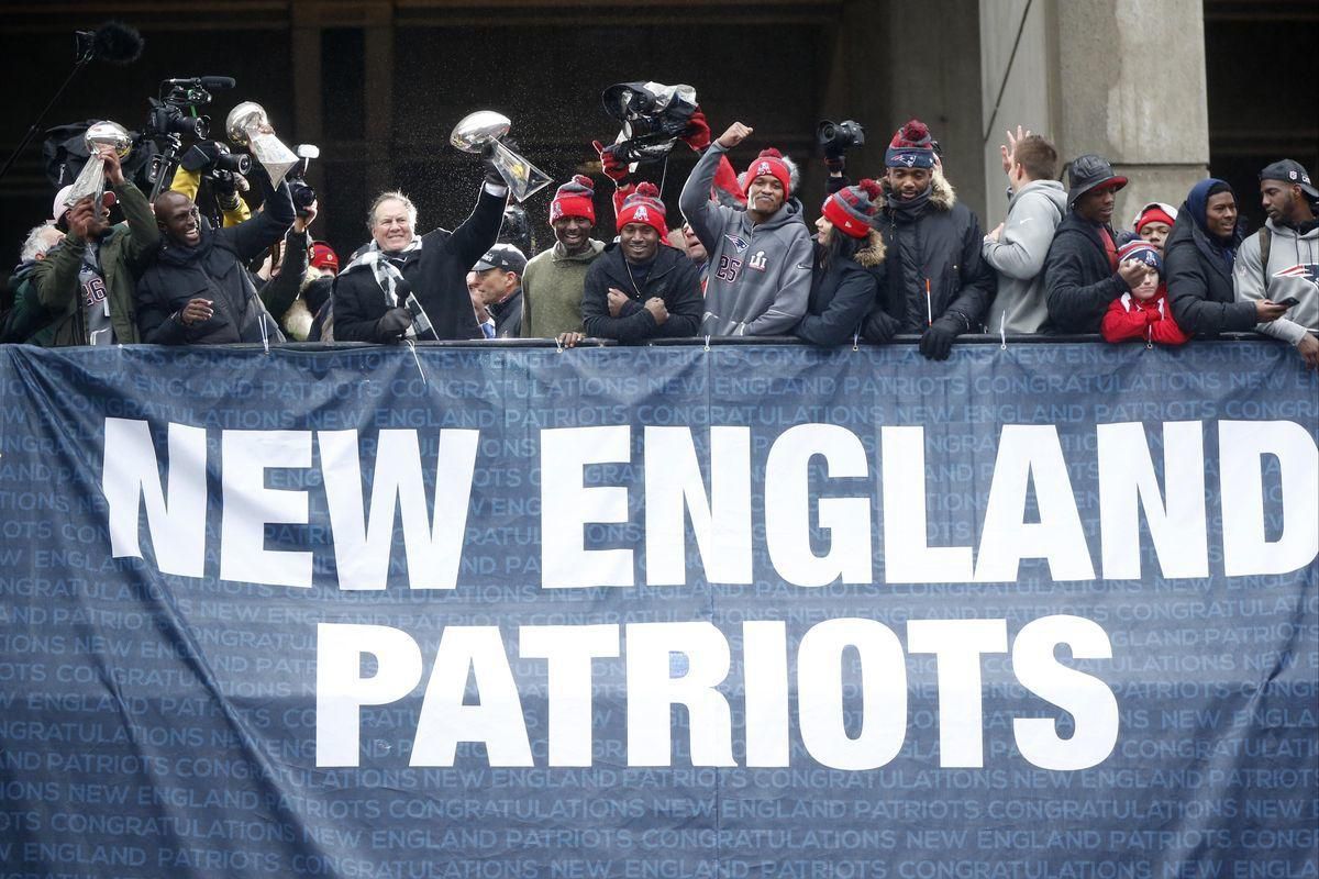 New England Patriots Boston oslava titulu feb17 Reuters