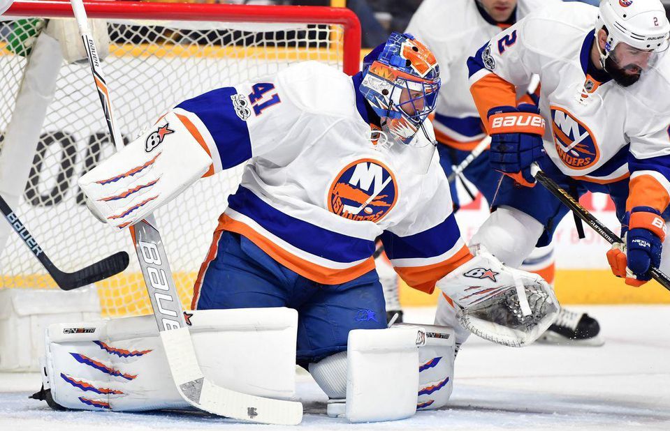 Jaroslav Halak New York Islanders apr17 Reuters
