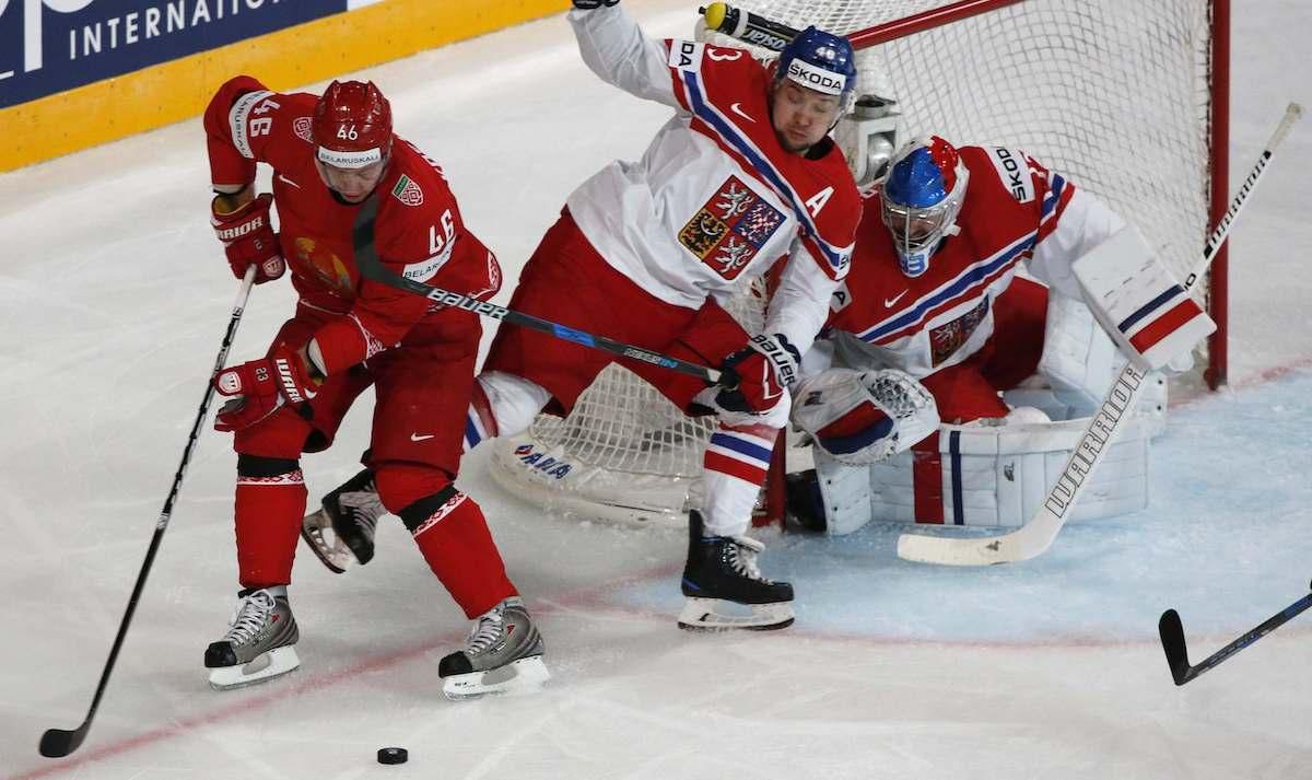 Cesko, Bielorusko, hokej, ms 2017