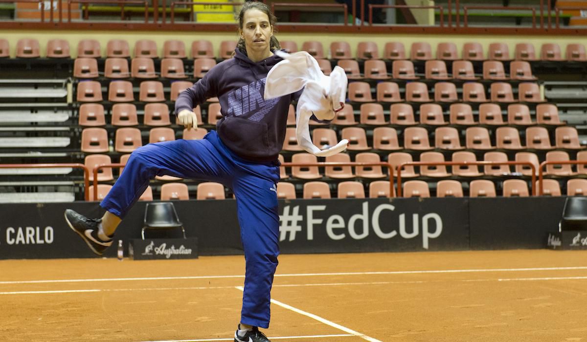 Janette Husarova, tanec, prehrata stavka, Fed Cup, feb17, TASR