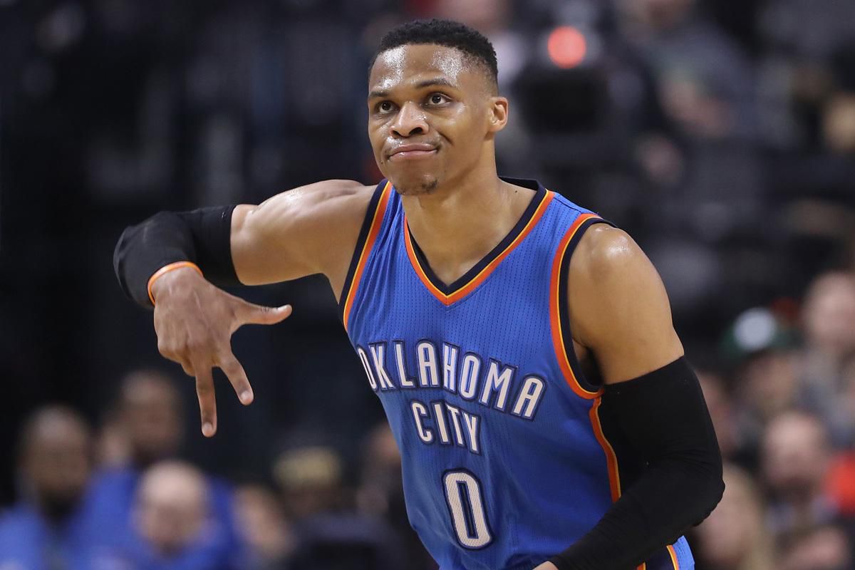 westbrook, oklahoma thunders, nba, mar2017, basketbal