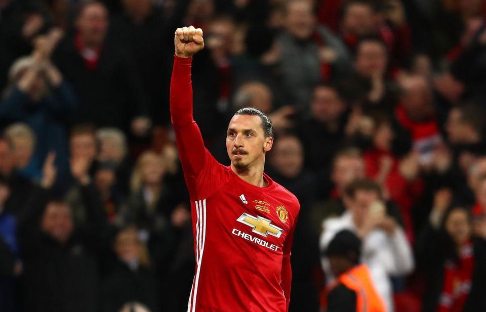 Zlatan Ibrahimovic Manchester United feb17 Getty Images