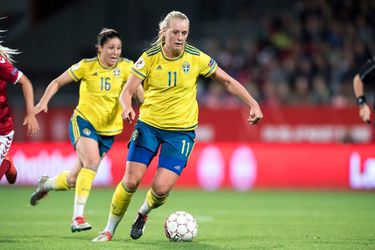 Foto: Futbalistky Švédska vymenili svoje mená na dresoch za citáty