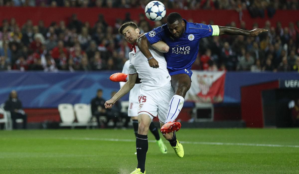 Leicester City, Wes Morgan, Sevilla, Clement Lenglet, Liga majstrov, feb17, reuters