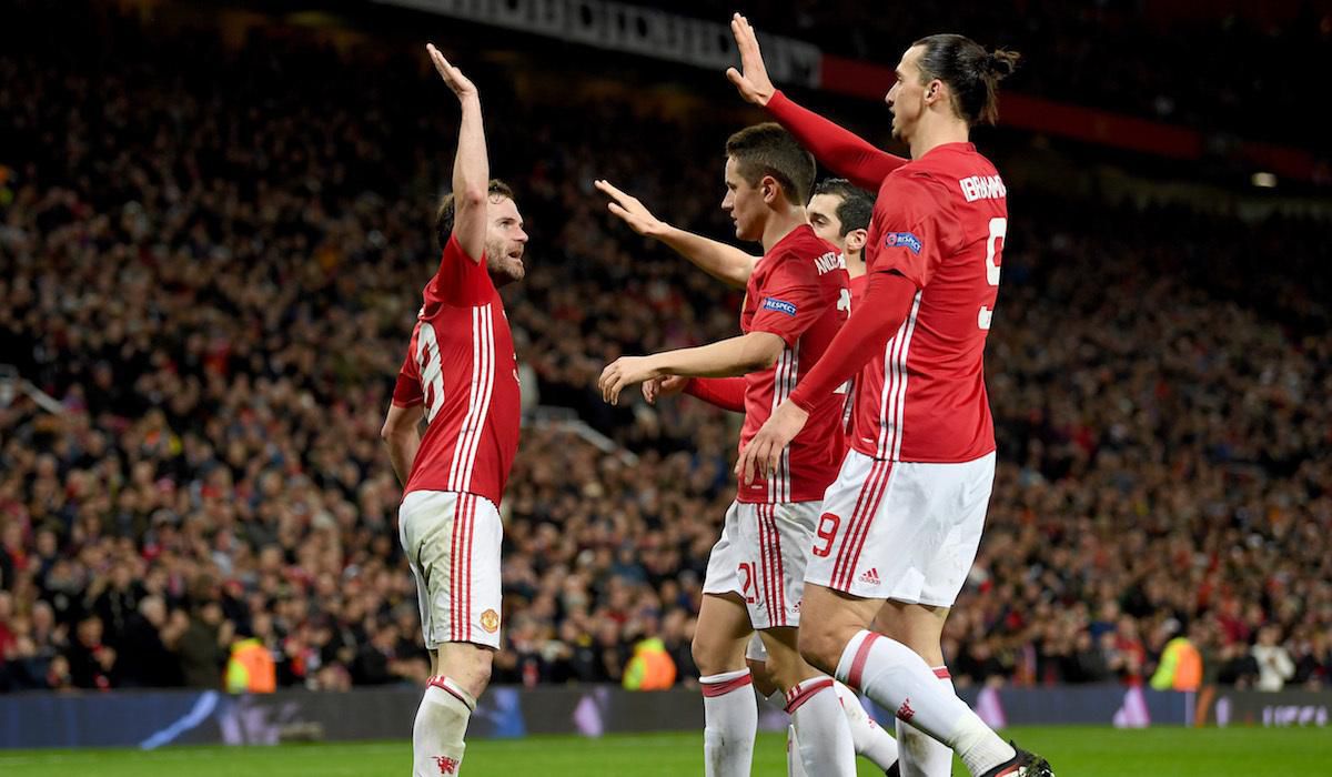 Juan Mata, Manchester United, radost, hraci, gol, mar17, gettyimages