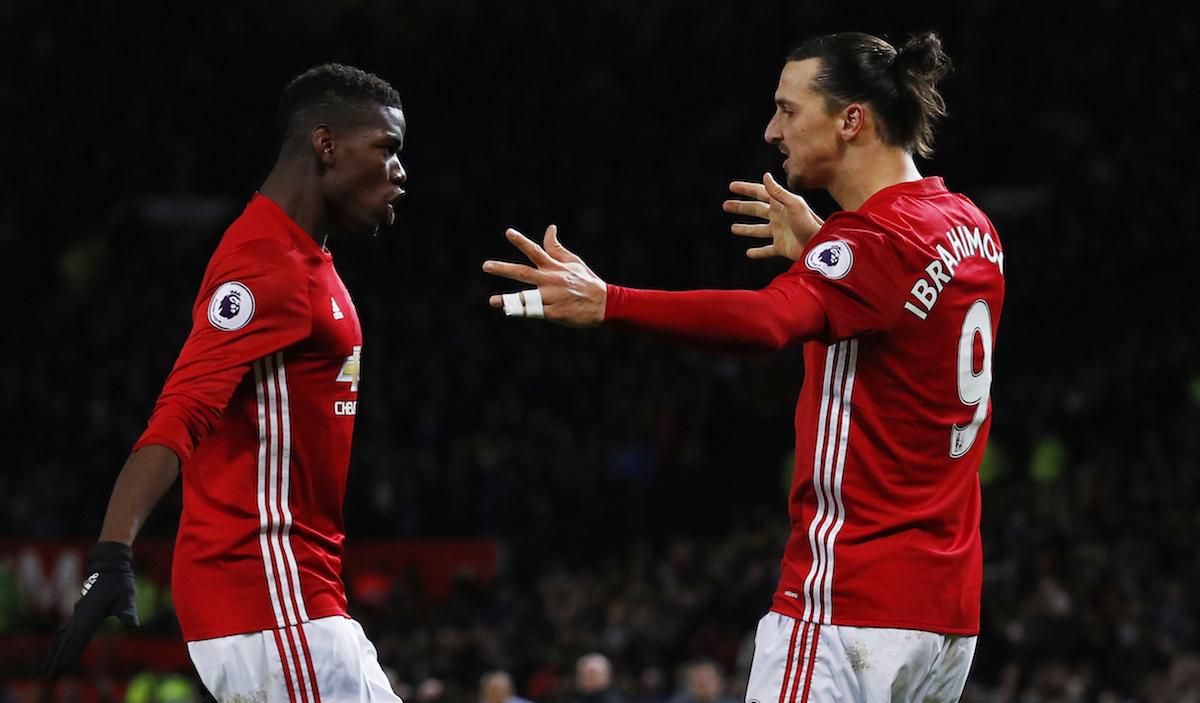 Paul Pogba a Zlatan Ibrahimovič