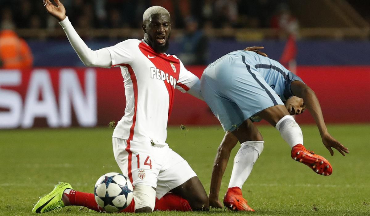 AS Monaco, Tiemoue Bakayoko, Manchester City, Fernandinho, Liga majstrov, mar17, reuters