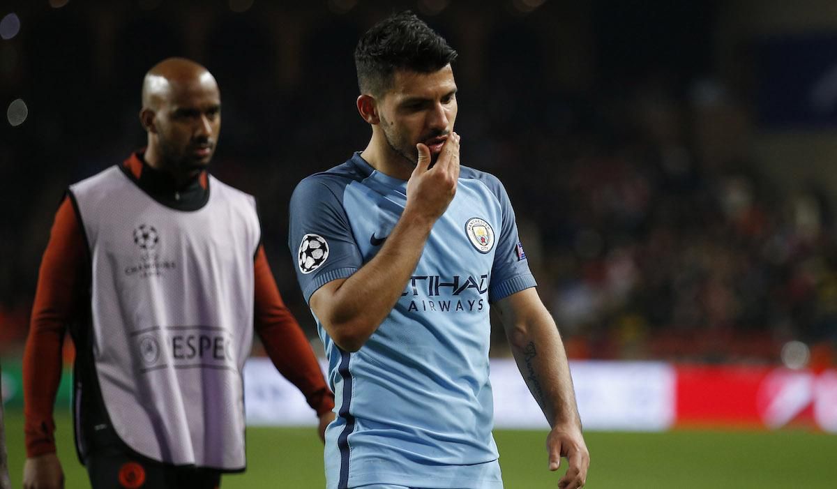 sergio aguero manchester city smutok mar17