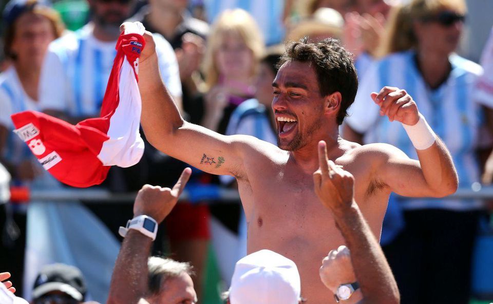 Fabio Fognini Davis Cup jan17 Reuters
