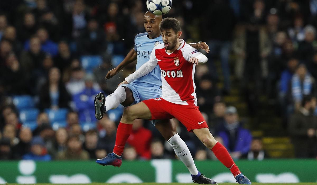 Manchester City, Fernandinho, Monaco, Bernardo Silva, Liga majstrov, feb17, reuters