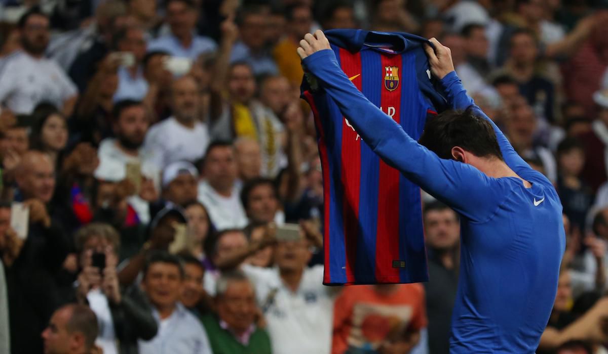 FC Barcelona, Lionel Messi, dres, apr17, reuters