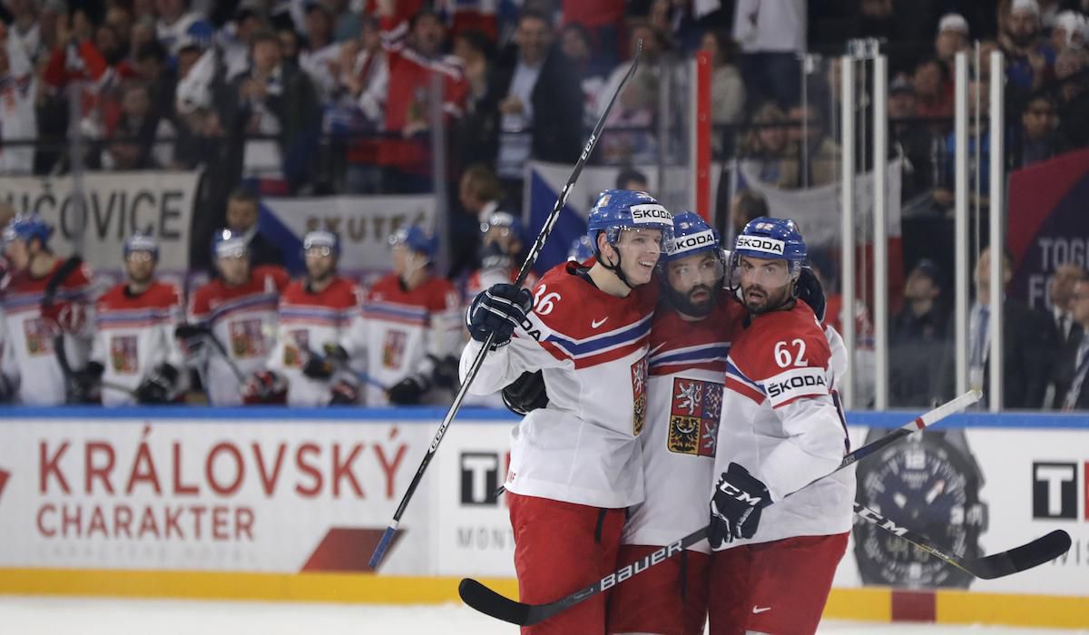 Cesko, Radko Gudas, Michal Repik, Jakub Krejcik, MS, maj17, TASR/AP