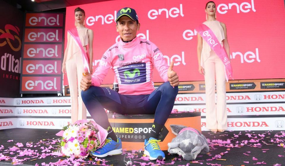 Nairo Quintana, Giro, pink jersey, maj2017