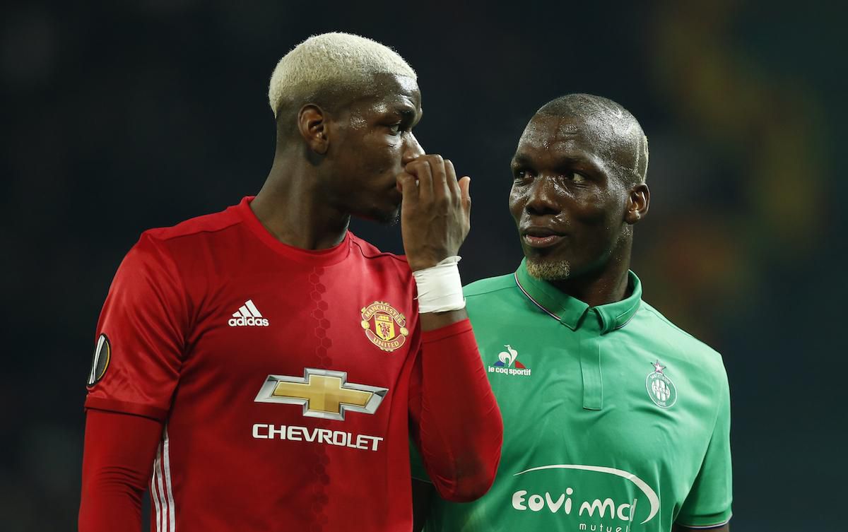 Paul Pogba Manchester United Florentin Pogba Saint Etienne feb2017