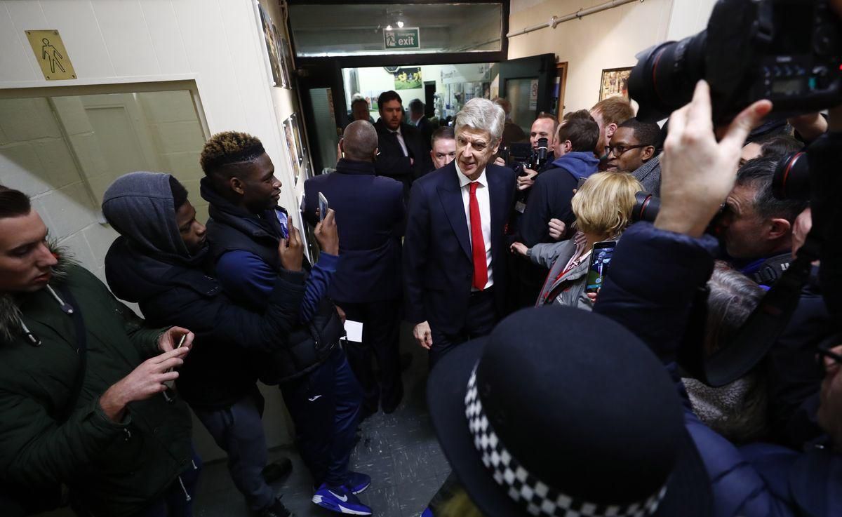 Sutton United Arsenal FC FA Cup Arsene Wenger feb17 Reuters