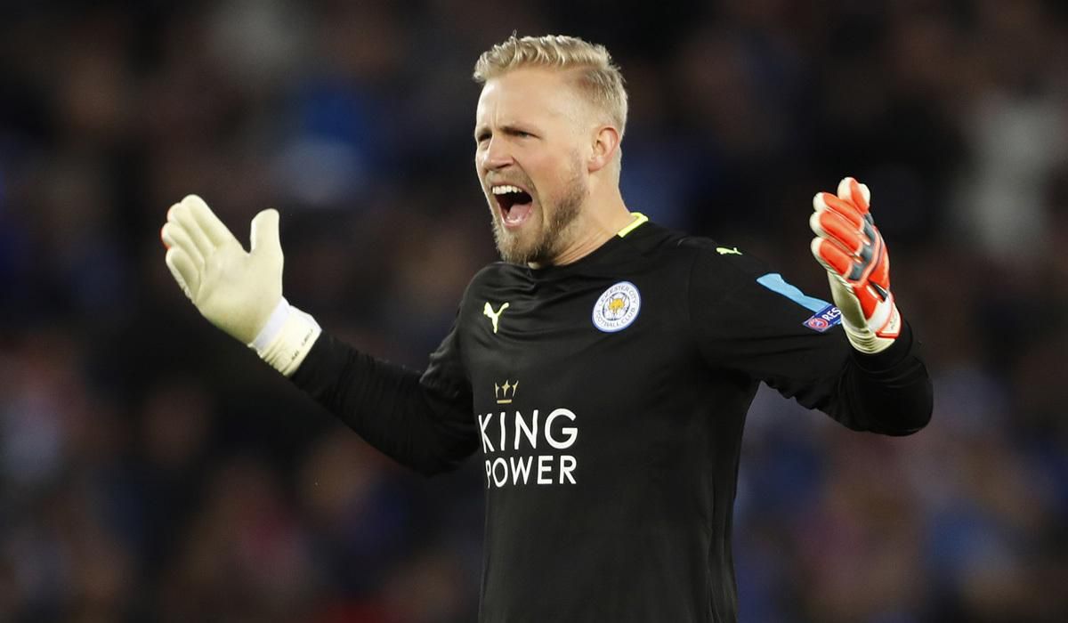 schmeichel, leicester city, apr2017, liga majstrov