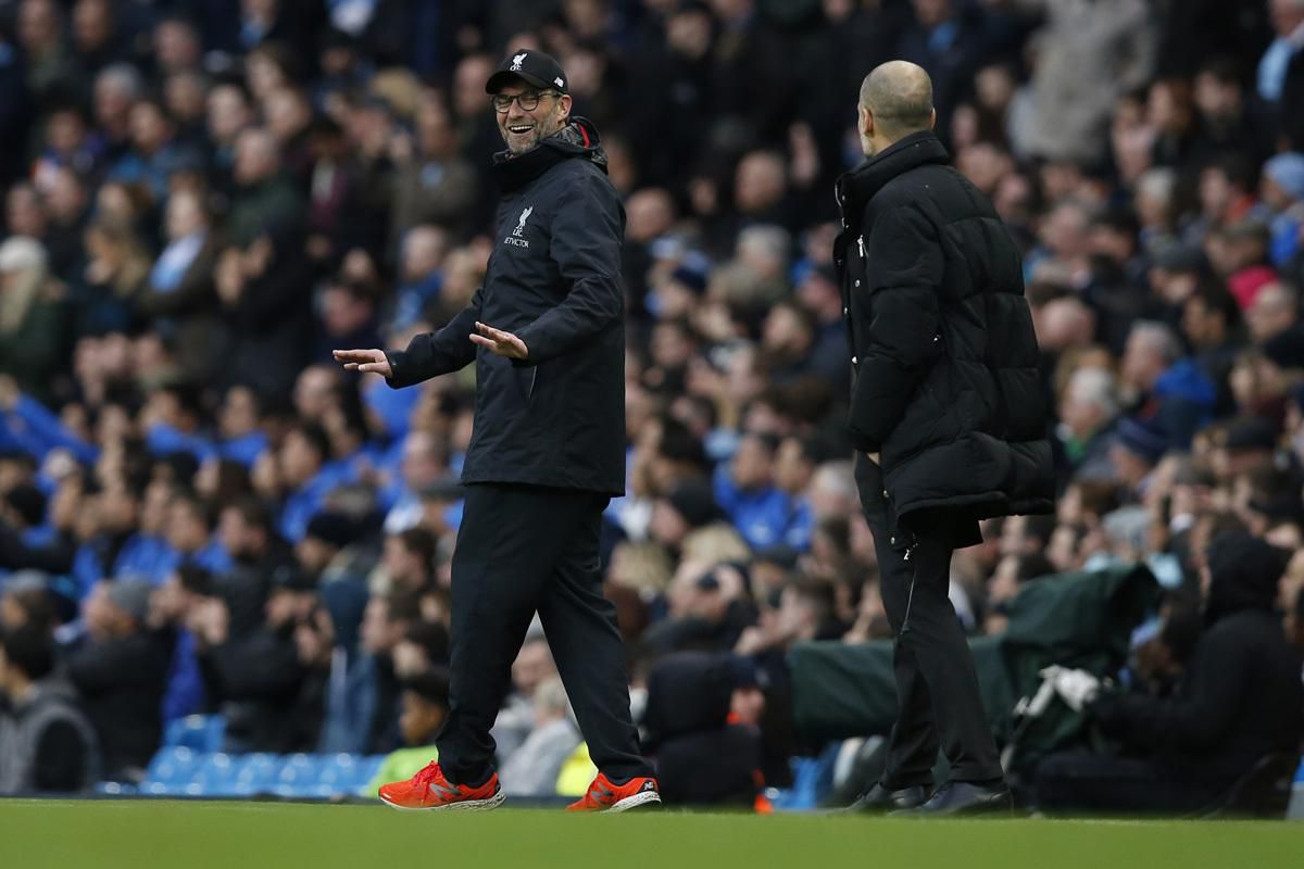 guardiola, klopp, premier league, mar2017