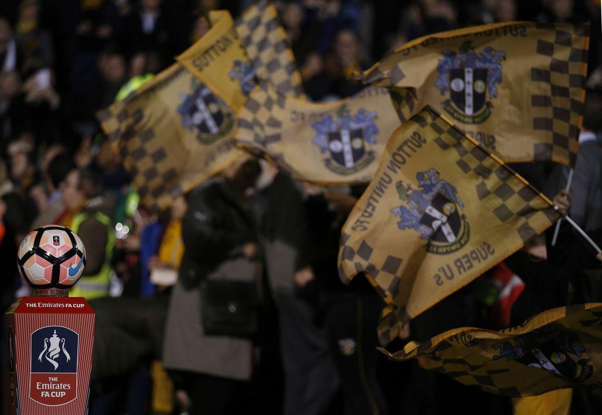 Sutton United Arsenal FC FA Cup feb17 Reuters