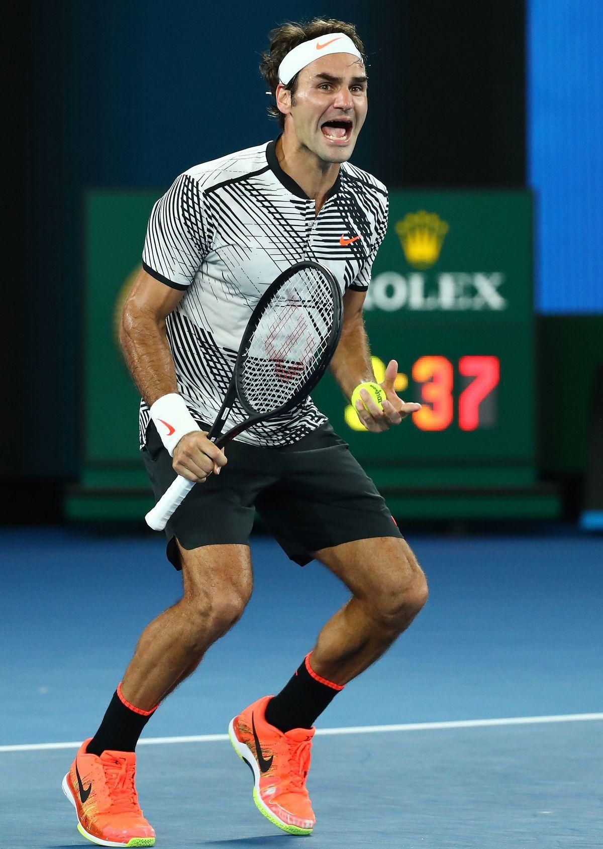 Roger Federer Australian open 2017 titul jan17 Getty Images