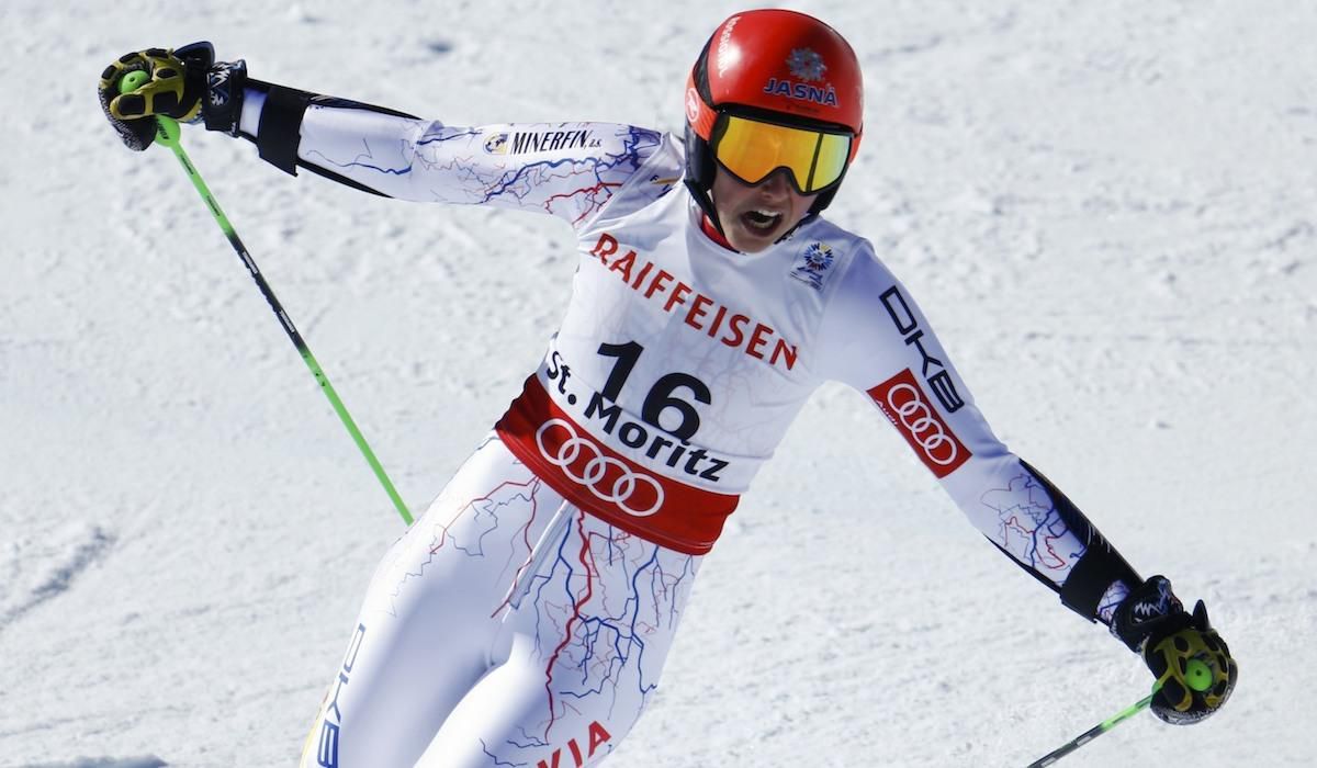 Petra Vlhova, lyzovanie, obrovsky slalom, feb17, reuters