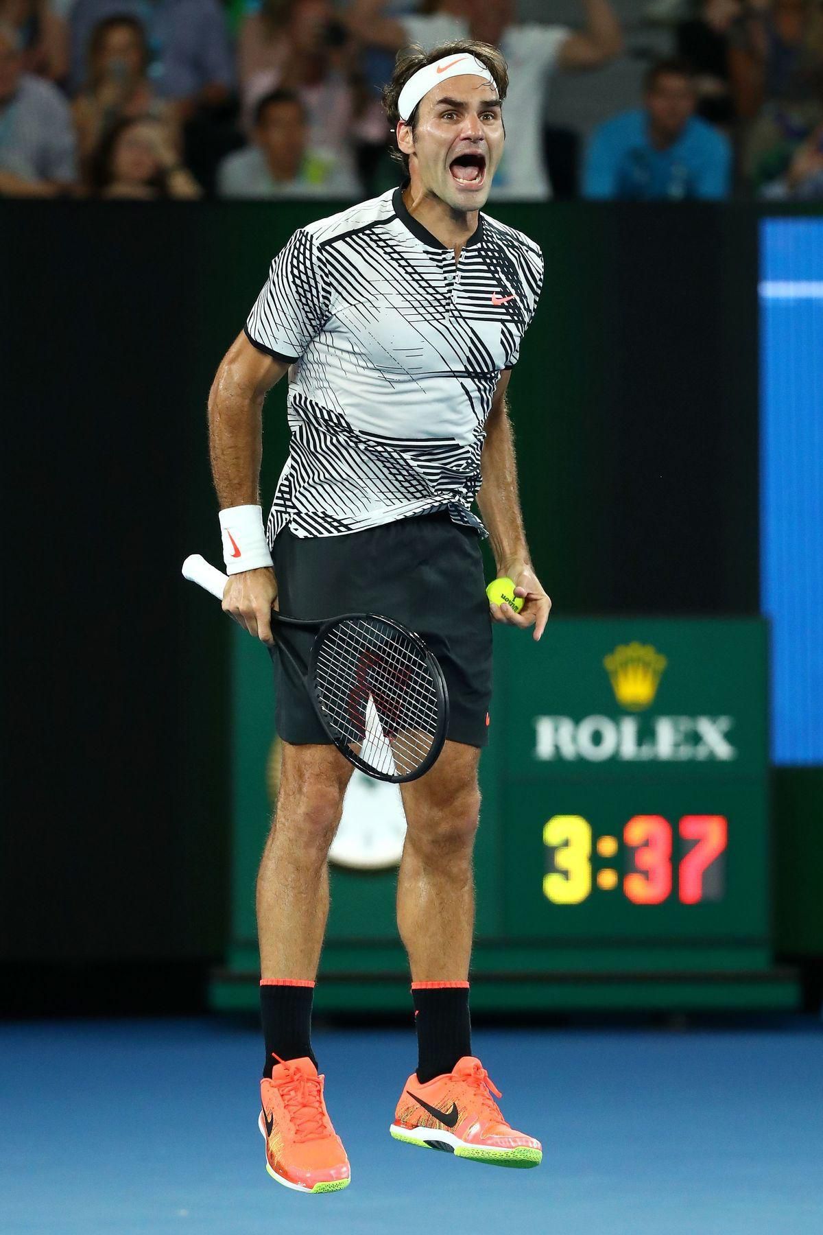 Roger Federer Australian open 2017 titul jan17 Getty Images