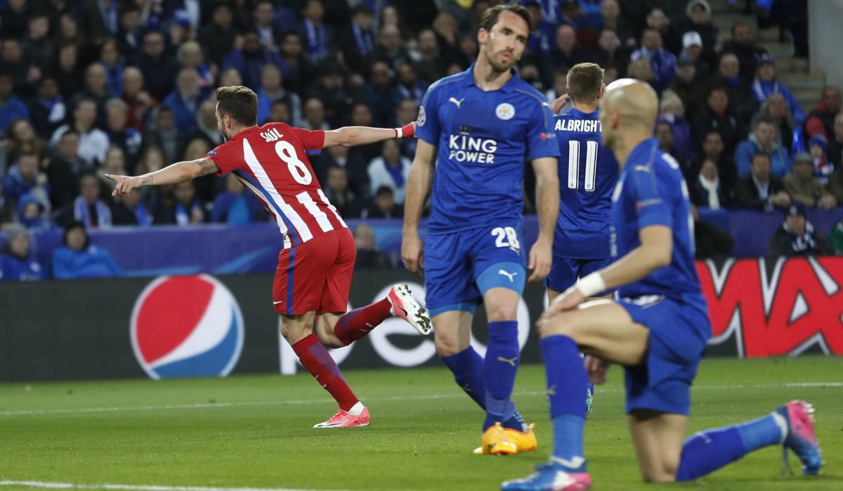 leicester city, atletico madrid, liga majstrov, apr2017, futbal