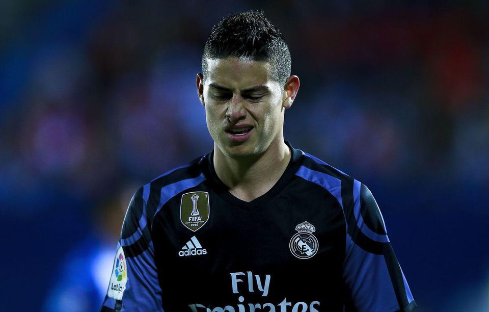 James Rodriguez Real Madrid apr17 Getty Images