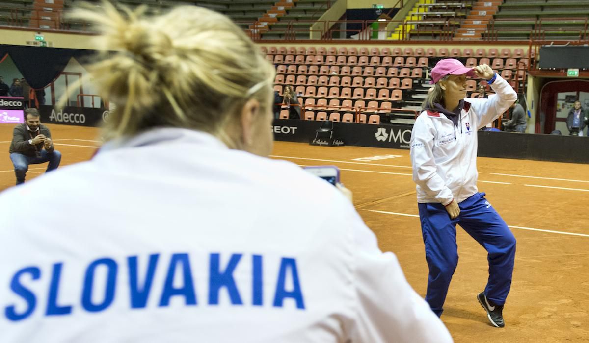 Janette Husarova, tanec, prehrata stavka, Fed Cup, feb17, TASR