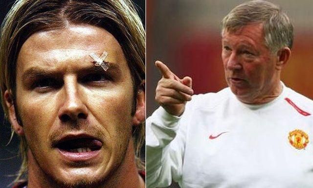 David beckham mix alex ferguson konflikt