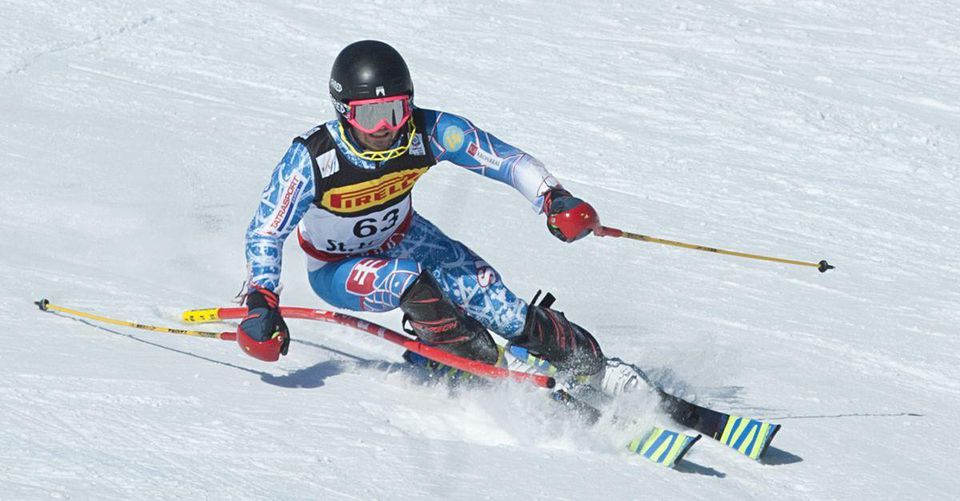 Andreas Žama, slalom, feb17