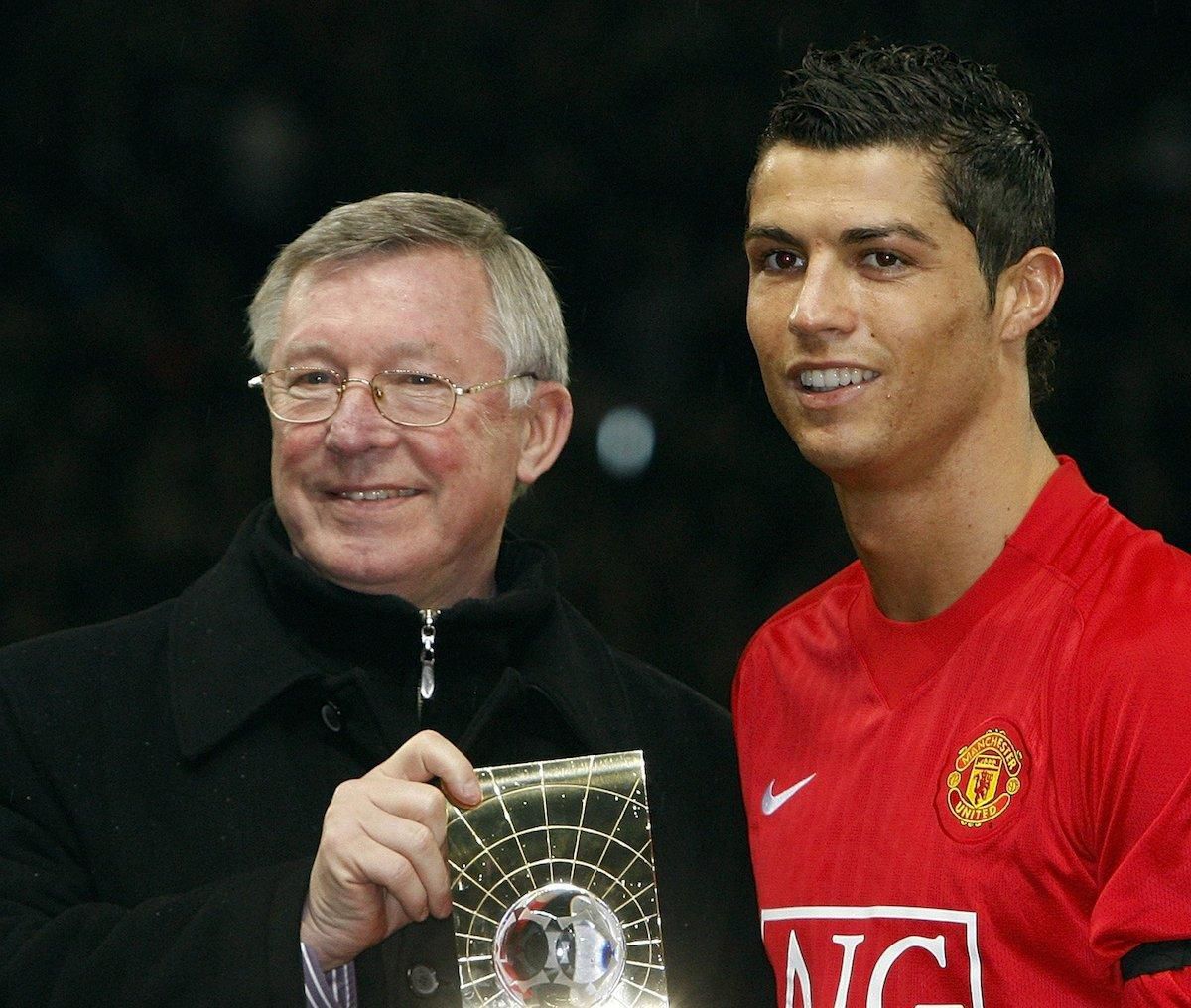 christiano ronaldo alex ferguson