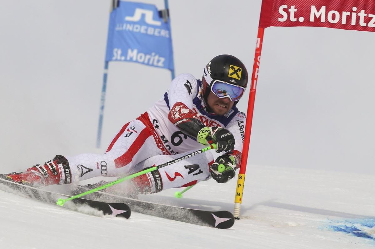 Marcel Hirscher, alpske, lyzoavanie, st.moritz, feb2017