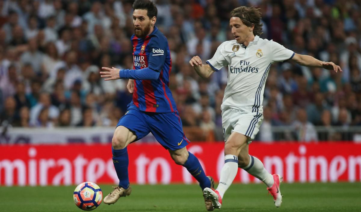 Messi Barcelona Modric Real Madrid apr2017