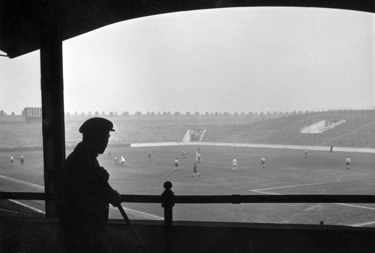 Maine Road stadion Manchester City 1951 Getty Images